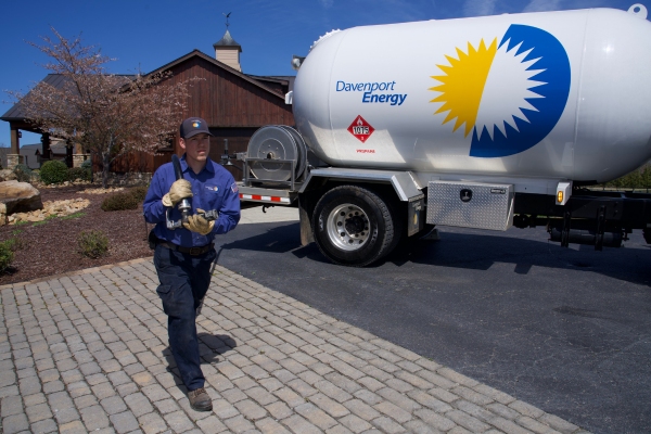 Davenport Energy propane deliver