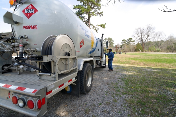 Davenport Energy propane delivery truck