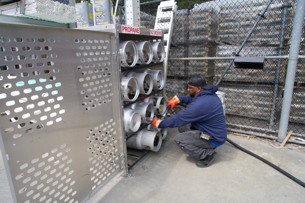 Davenport Energy propane tank refueling