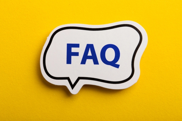 FAQ inside a speech bubble depicting Propane Forklifts questions