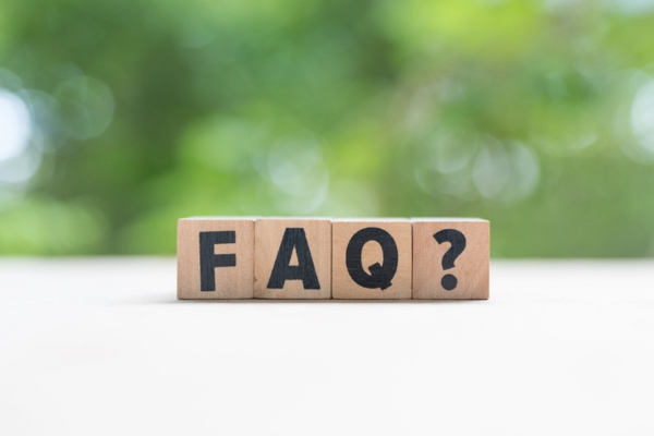 FAQ spelled using wooden letter cubes depicting Propane for Restaurants questions
