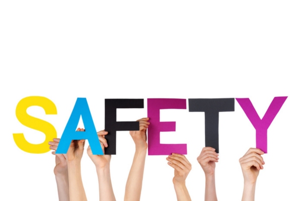 SAFETY spelled using colored cutout letters depicting Propane Safety Guidelines and Proper Handling