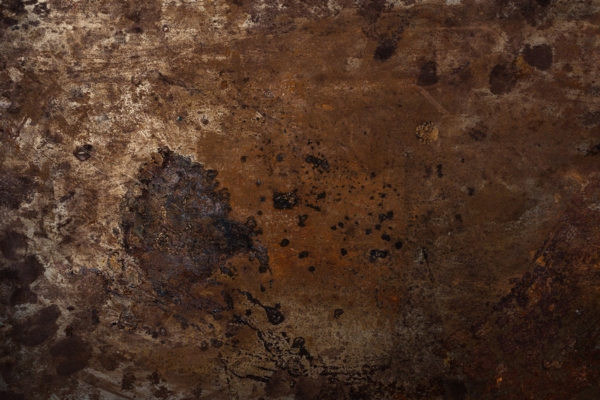 rusted metal due to corrosion