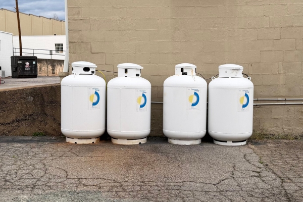 Davenport Energy propane storage tank