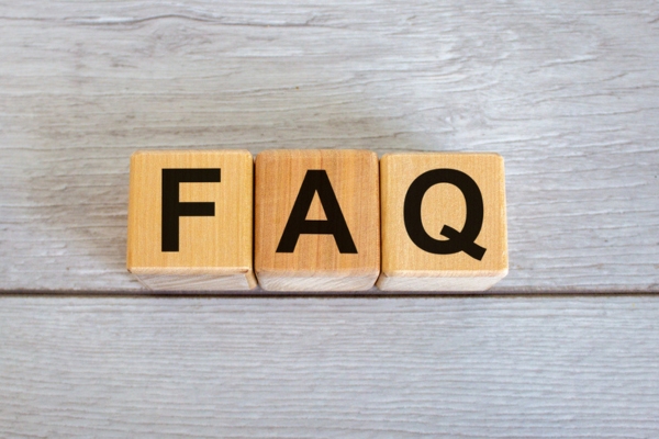 FAQ spelled using wooden letter cubes depicting Heating Oil Tank Corrosion questions