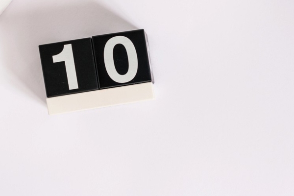 number 10 on plastic dice depicting Easy Home Upgrades That Help Reduce Oil Heating Costs
