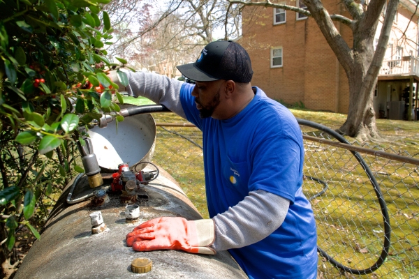 residential propane refill by Davenport Energy
