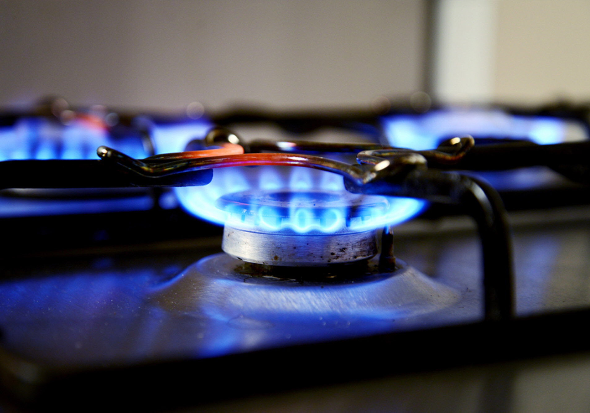 blue propane flame