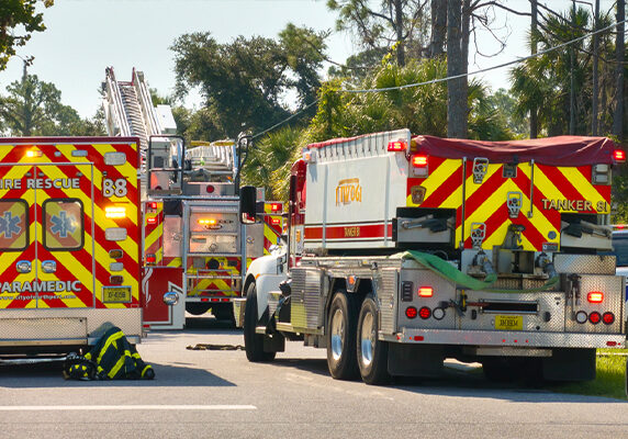emergency vehicles depicting government fleet fuel delivery