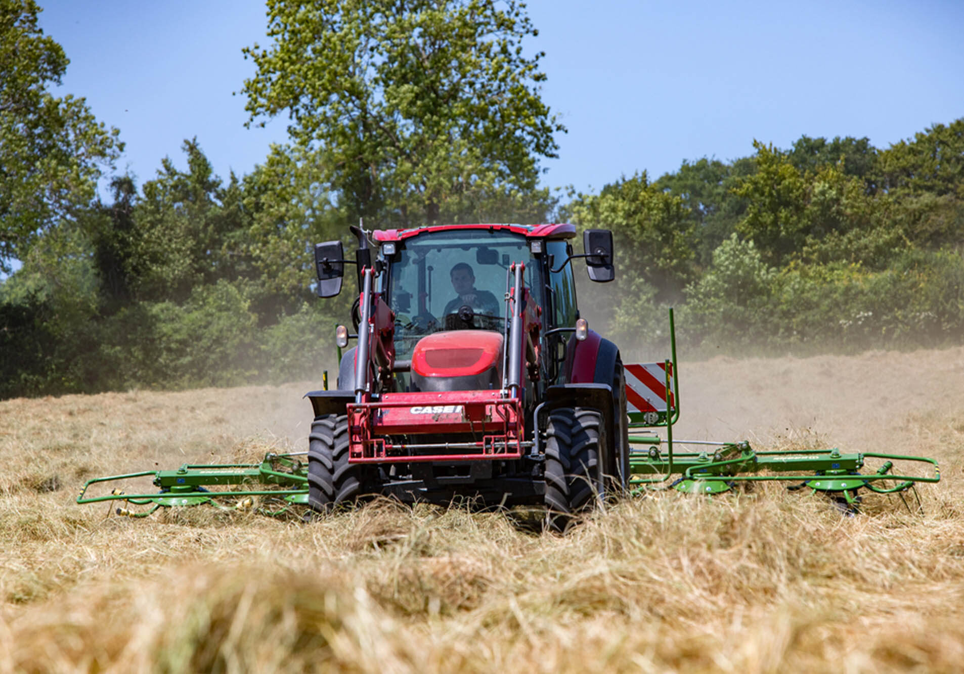 farmer and fuel delivery for farm equipment