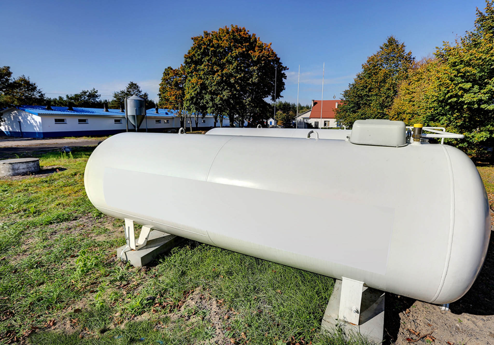 fuel storage tanks on farm and bulk fuel delivery