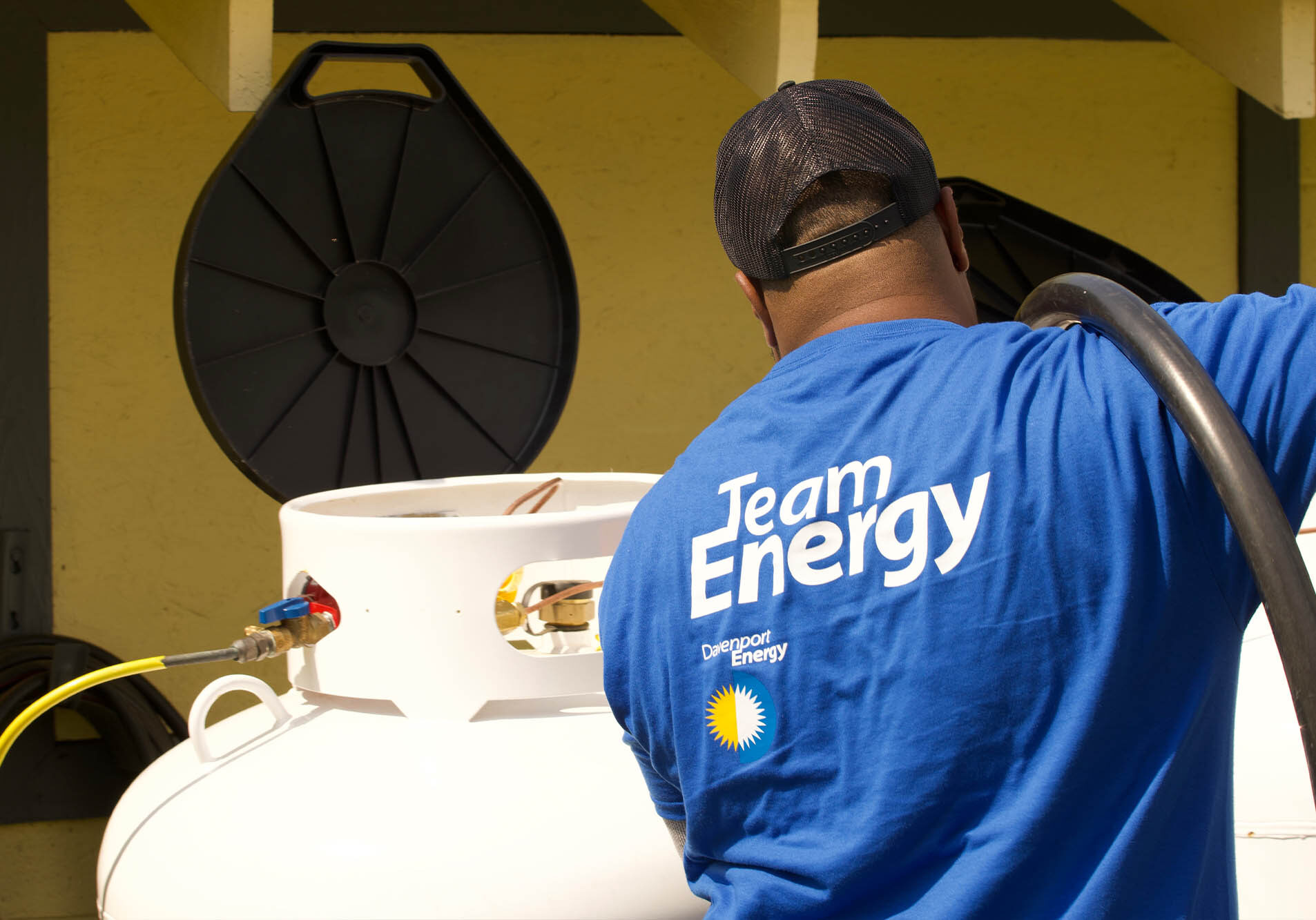 home propane delivery by davenport energy